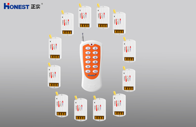 十二路分體數碼無線遙控開關   HT-6812F